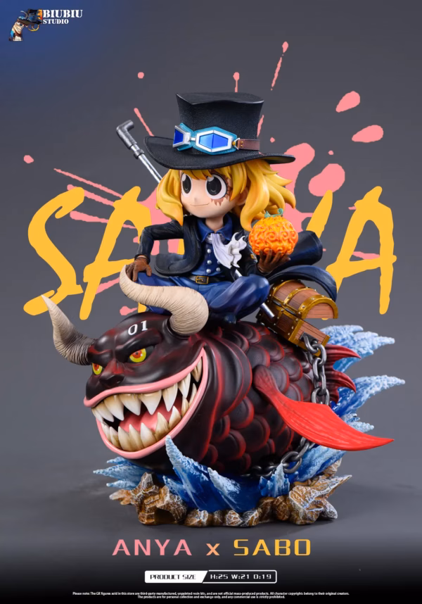 Spy x Family Biubiu Studio Anya x Sabo Resin Statue 5