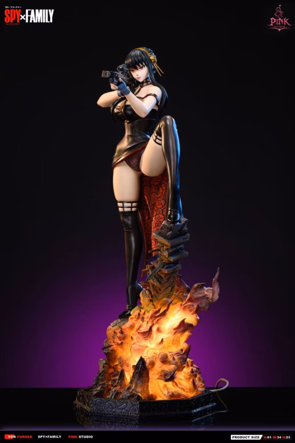 Spy x Family Pink Studio Sniper Yor Forger Resin Statue 1