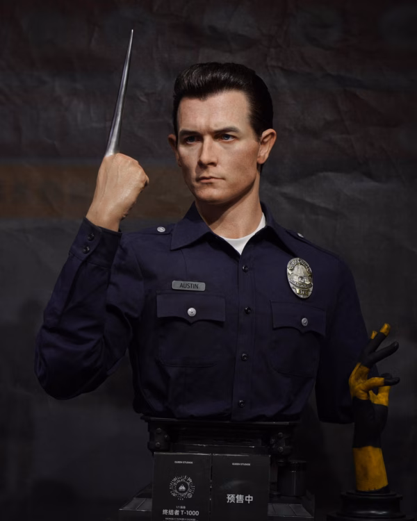 Terminator 2 Queen Studio Judgment Day T1000 Life Size Bust Resin Statue 0