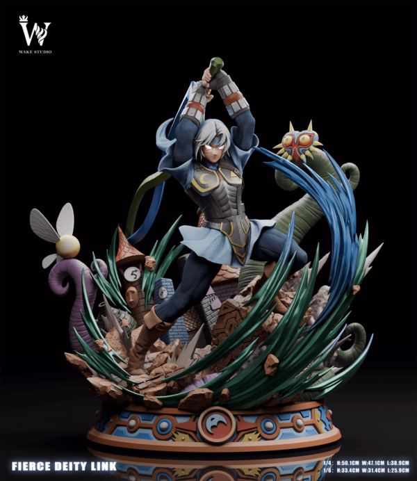 The Legend Of Zelda Wake Studio Fierce Deity Link Resin Statue 2