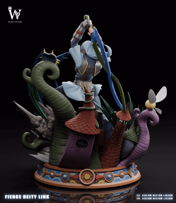 The Legend Of Zelda Wake Studio Fierce Deity Link Resin Statue 3