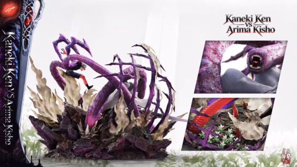 Tokyo Ghoul Black Goat Studio Kaneki Ken Vs Arima Kisho Resin Statue 3