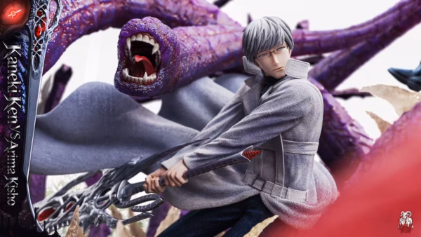 Tokyo Ghoul Black Goat Studio Kaneki Ken Vs Arima Kisho Resin Statue 7