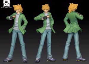 YuGiOh Divine Officer Studio Katsuya Jonouchi Joey Wheeler Resin Statue