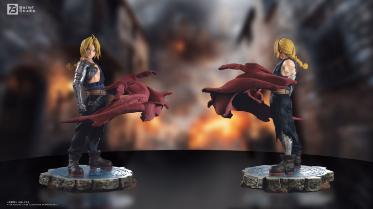 Fullmetal Alchemist Belief Studio Edward Elric Resin Statue