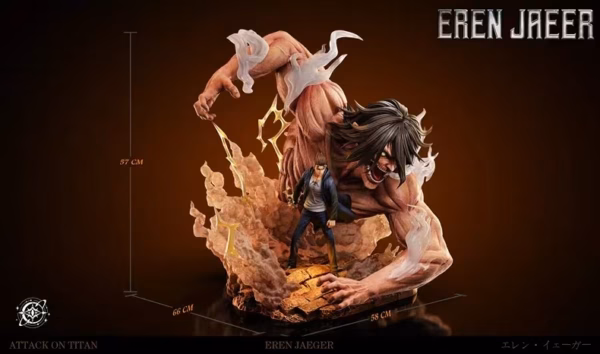 Attack on Titan Void Studio Eren Yeager Resin Statue 1
