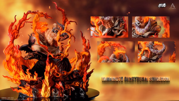 Bleach JiJing x A Corner Studio Yamamoto Genryusai Shigekuni Resin Statue 11