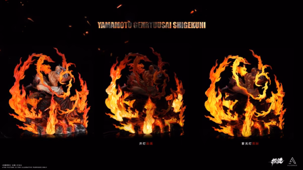 Bleach JiJing x A Corner Studio Yamamoto Genryusai Shigekuni Resin Statue 2