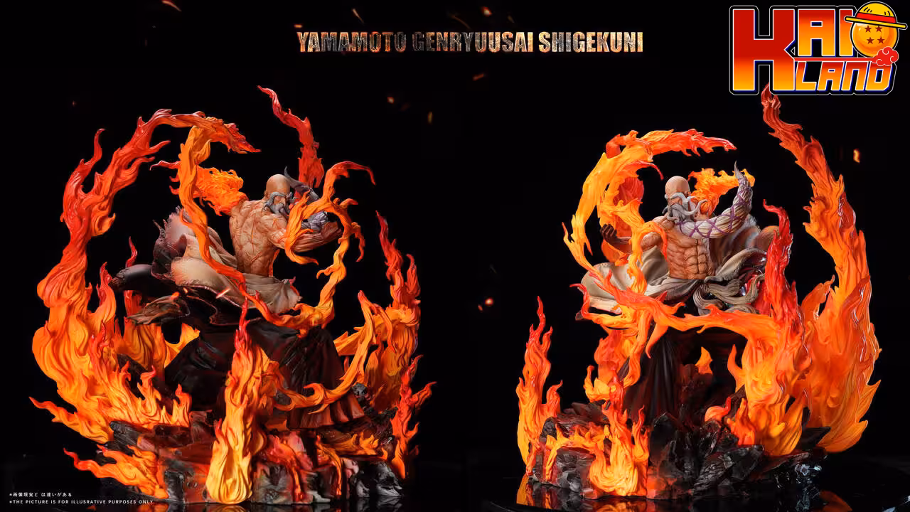 Bleach JiJing x A Corner Studio Yamamoto Genryusai Shigekuni Resin Statue