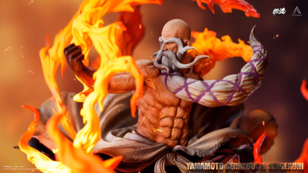 Bleach JiJing x A Corner Studio Yamamoto Genryusai Shigekuni Resin Statue 4