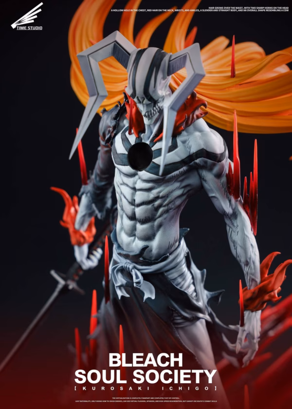 Bleach Time Studio Soul Society Kurosaki Ichigo Resin Statue 3