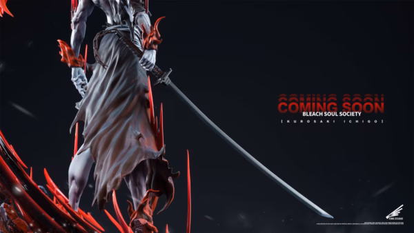 Bleach Time Studio Soul Society Kurosaki Ichigo Resin Statue 5