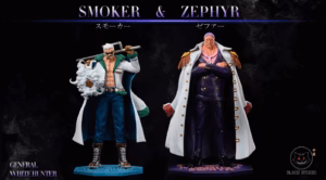 One Piece Black Studio Smoker x Zephyr Resin Statue