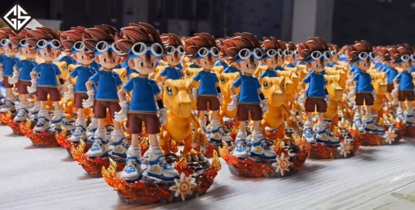 Digimon GS Studio Taichi Yagami x Agumon Resin Statue 1