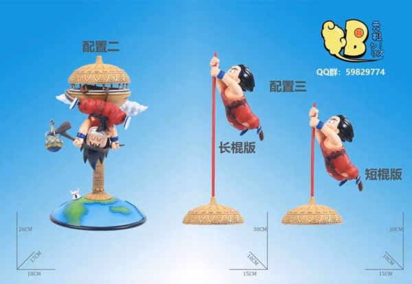 Dragon Ball DB Studio Kid Goku x Korin Tower Resin Statue 2