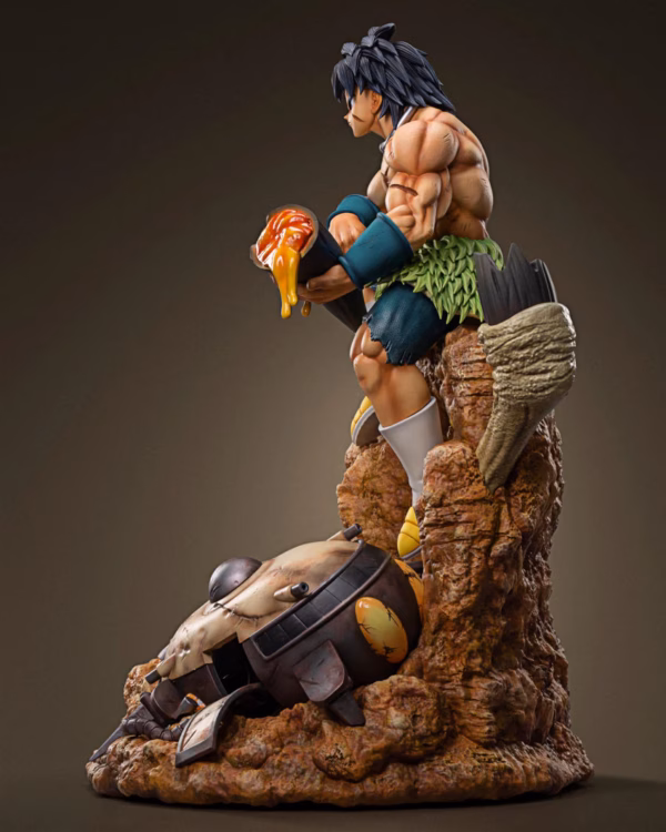 Dragon Ball Dim Model Studio Broly Sitting Resin Statue 4