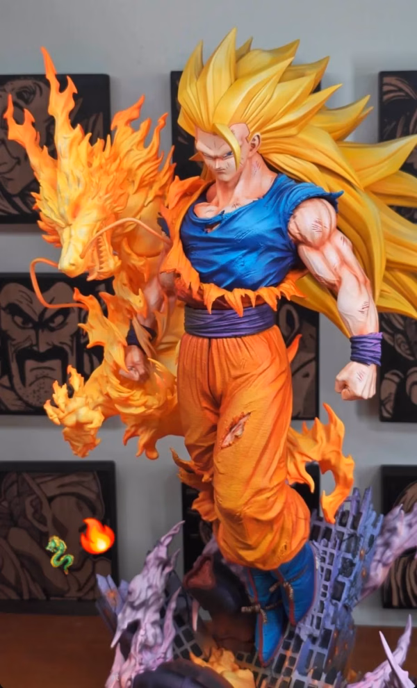 Dragon Ball FXW Studio Dragon Fist Explosion Resin Statue 4