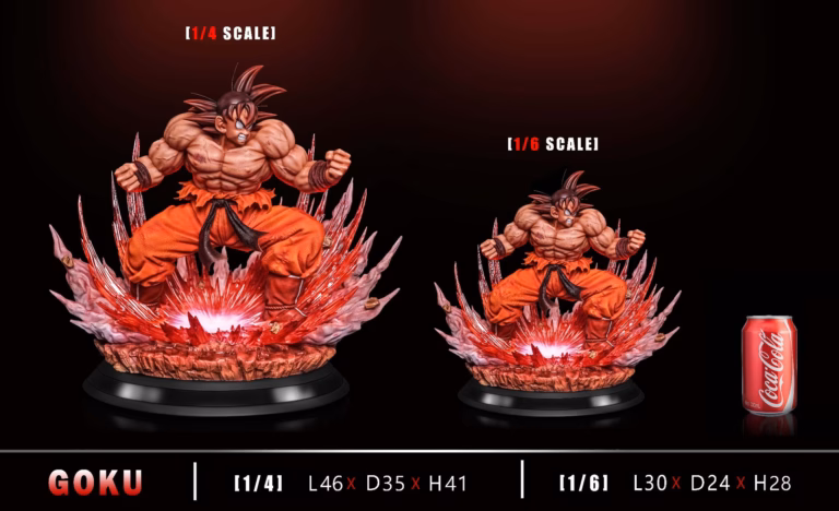 Dragon Ball Figure Class Goku Triple Kaio Ken Resin Statue