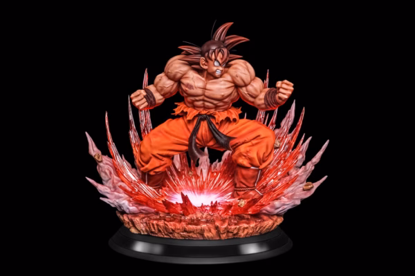 Dragon Ball Figure Class Goku Kaio Ken Resin Statue 1