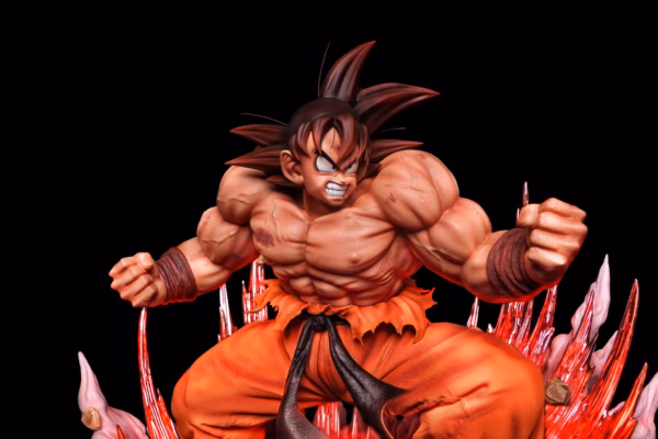 Dragon Ball Figure Class Goku Kaio Ken Resin Statue 2