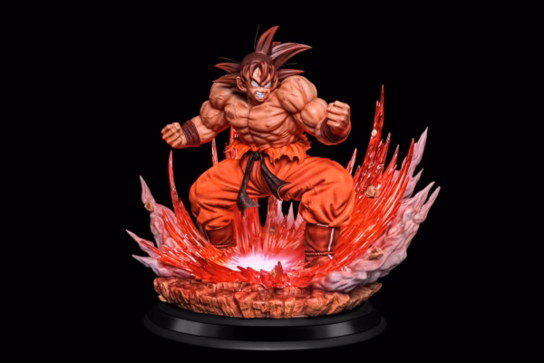 Dragon Ball Figure Class Goku Kaio Ken Resin Statue 4