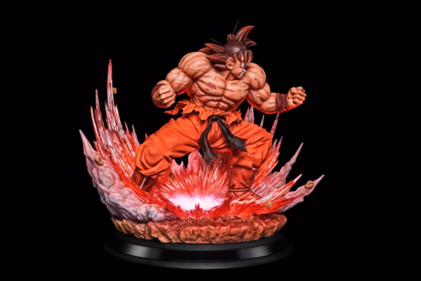 Dragon Ball Figure Class Goku Kaio Ken Resin Statue 5
