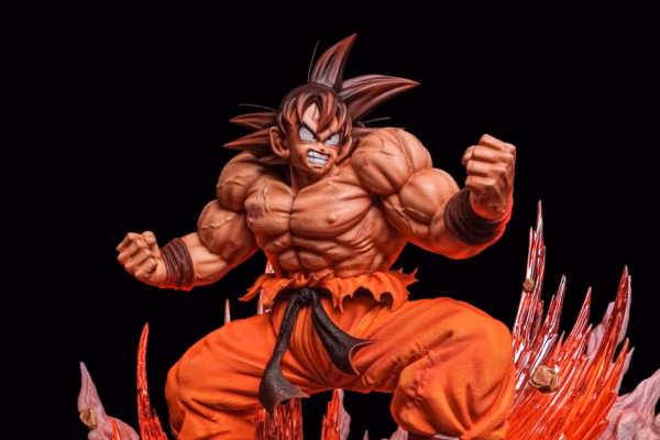 Dragon Ball Figure Class Goku Kaio Ken Resin Statue 6