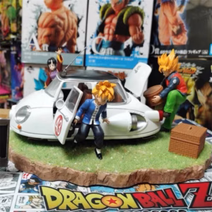 Dragon Ball GD Studio Son Goku x Gohan x Chichi Resin Statue
