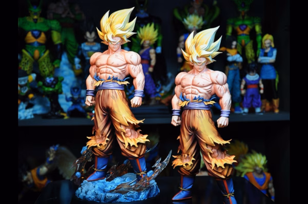 Dragon Ball Juann X Jackie Studio Super Saiyan Goku Resin Statue 1