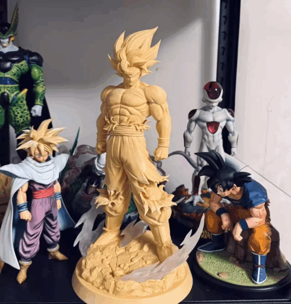 Dragon Ball Juann X Jackie Studio Super Saiyan Goku Resin Statue 2