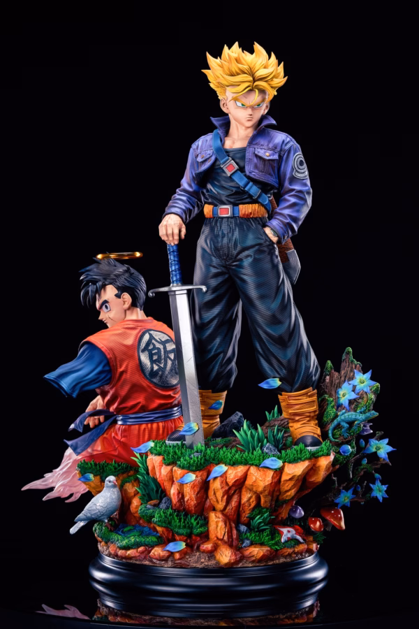 Dragon Ball KD Collectibles Trunks x Future Gohan Resin Statue 2
