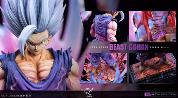 Dragon Ball QY Studio Beast Gohan Resin Statue 3