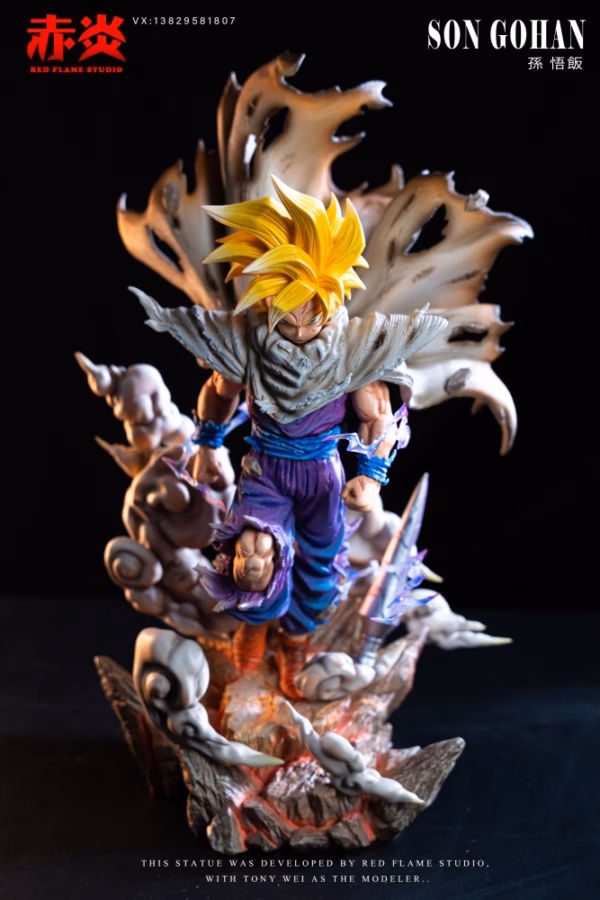 Dragon Ball Red Flame Studio Gohan Resin Statue 1