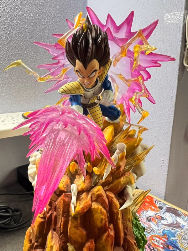 Dragon Ball Sky Top Studio Goku Vs Vegeta Resin Statue 3