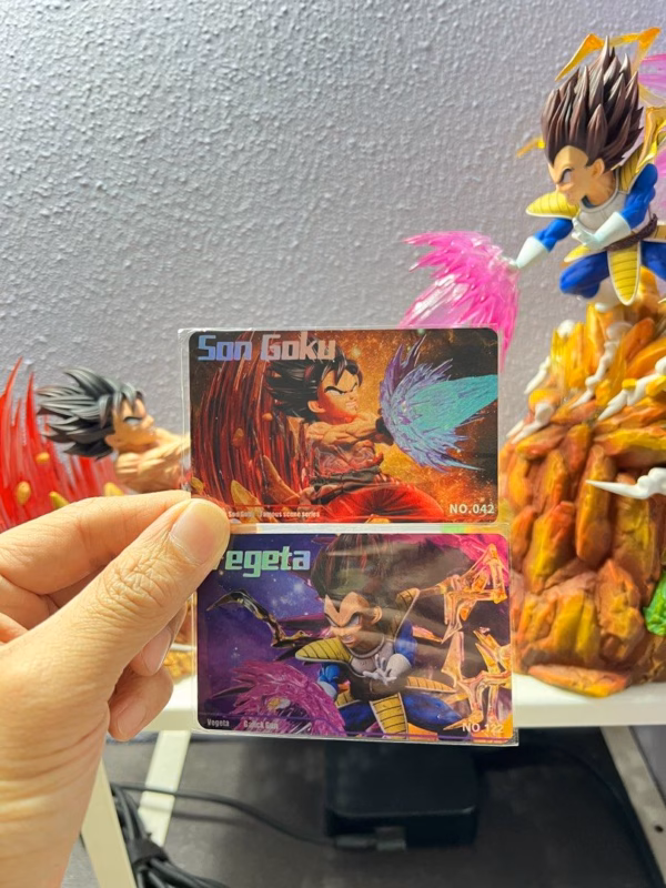 Dragon Ball Sky Top Studio Goku Vs Vegeta Resin Statue 4