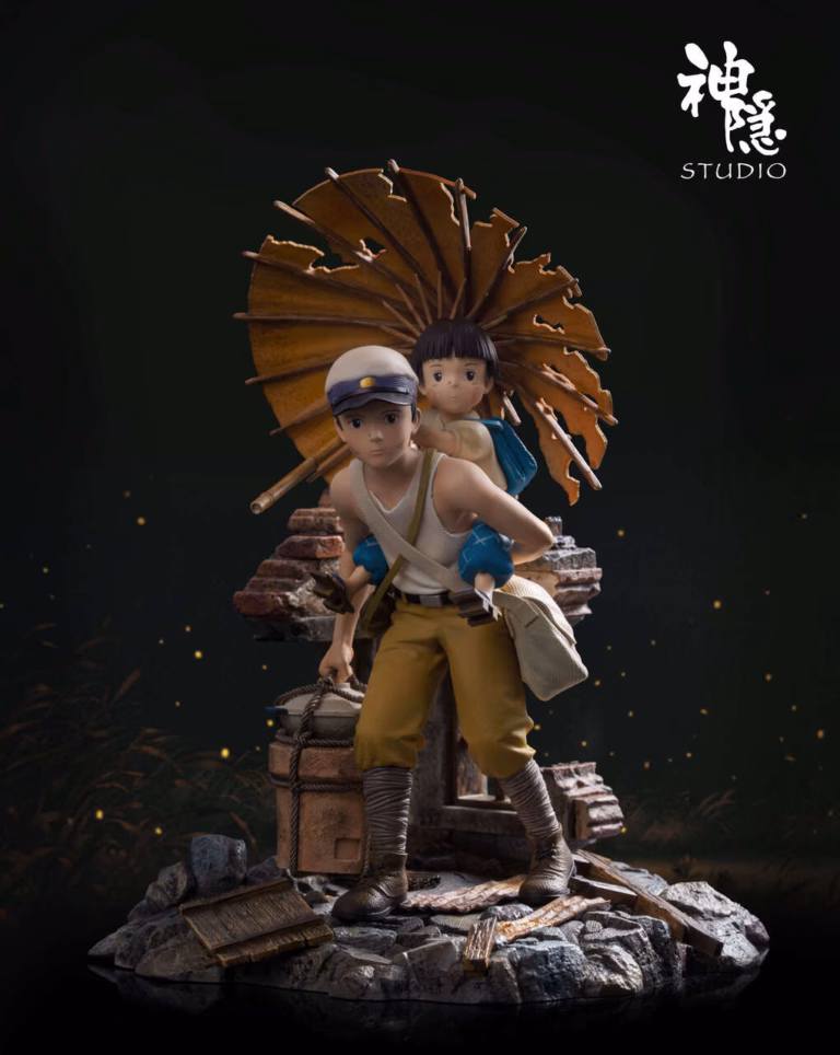 Grave of Fireflies ShenYin Studio  Seita x Setsuko Resin Statue