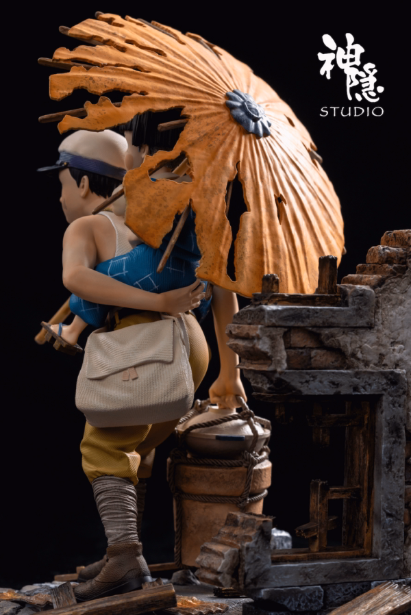 Grave of Fireflies ShenYin Studio Seita x Setsuko Resin Statue 3