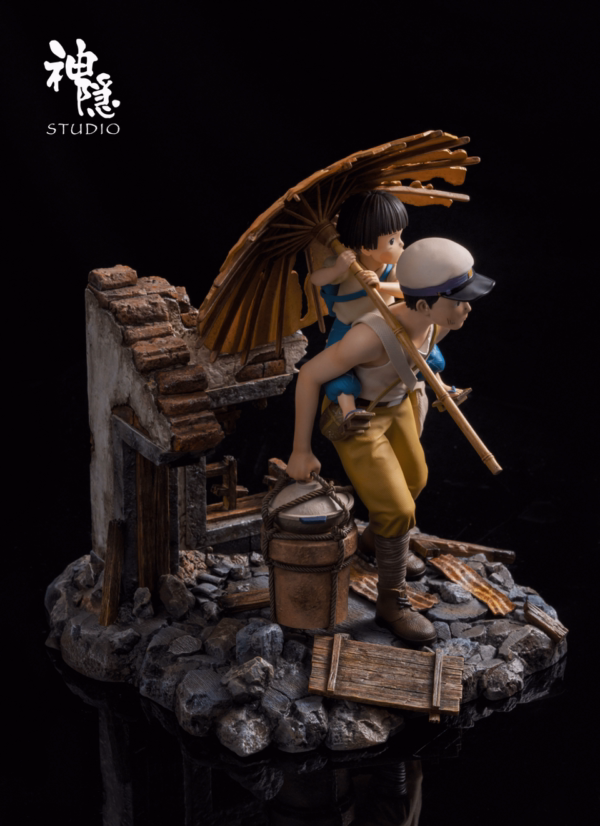 Grave of Fireflies ShenYin Studio Seita x Setsuko Resin Statue 4