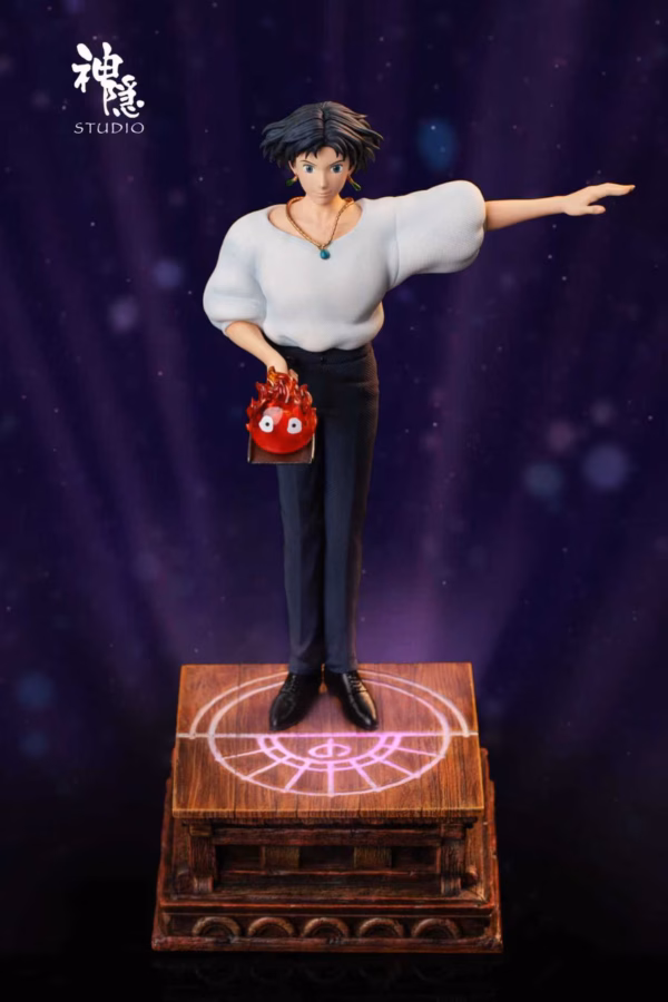 Howls Moving Castle ShenYin Studio Howl x Calcifer Resin Statue 1