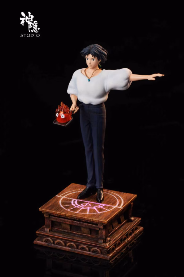 Howls Moving Castle ShenYin Studio Howl x Calcifer Resin Statue 2