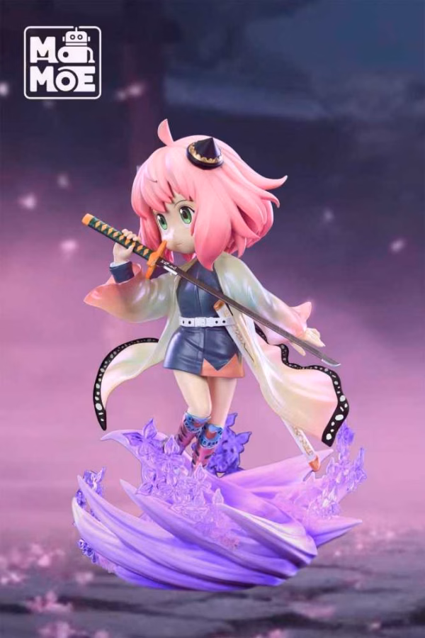 Kimetsu No Yaiba x Spy x Family MOE Studio Kochou Shinobu x Anya Forger Resin Statue 3