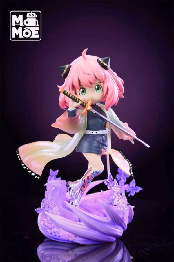 Kimetsu No Yaiba x Spy x Family MOE Studio Kochou Shinobu x Anya Forger Resin Statue 4