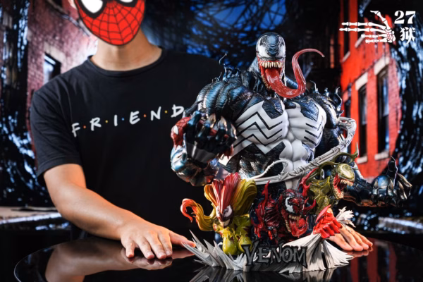 Marvel 27abyss Studio Venom Bust Resin Statue 7