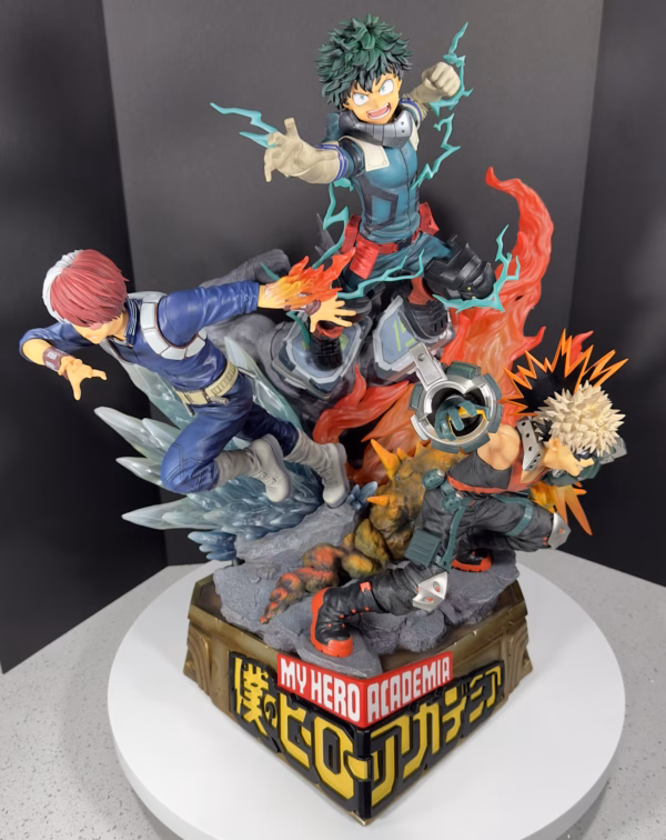 My Hero Academia Prime Statue Midoriya x Bakugo x Todoroki Licensed Resin Statue 1