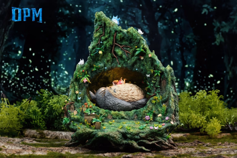 My Neighbor Totoro OPM Studio Totoro In The Tree Hole Resin Statue
