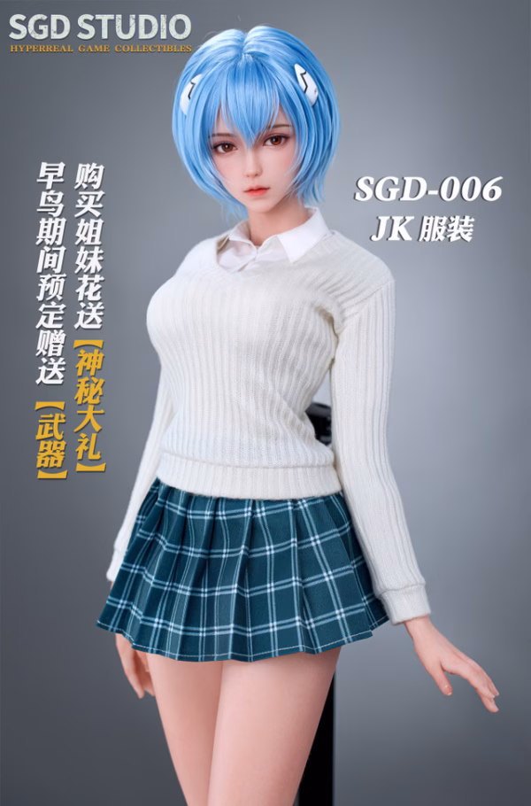 Neon Genesis Evangelion SGD Studio Rei x Asuka Resin Statue 5