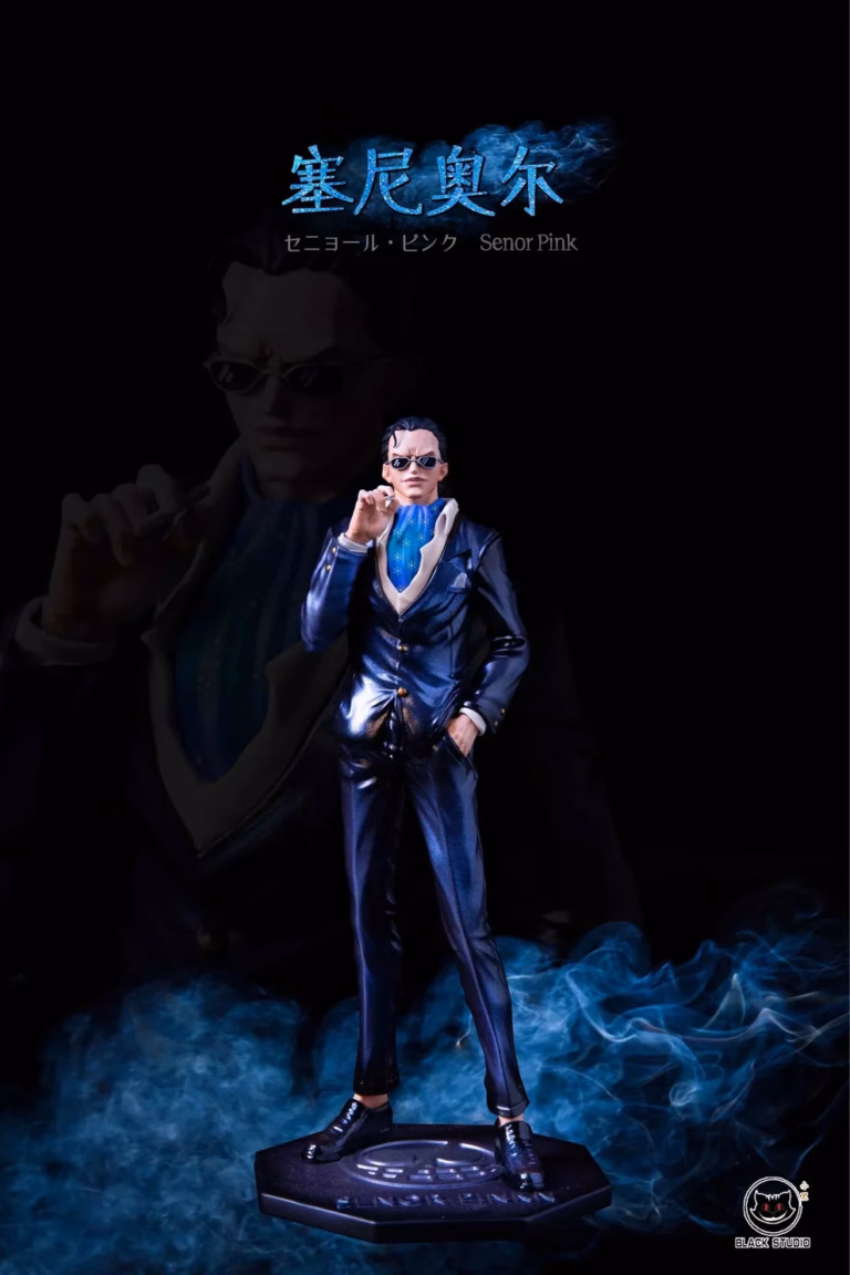 One Piece Black Studio Young Senor Pink Resin Statue