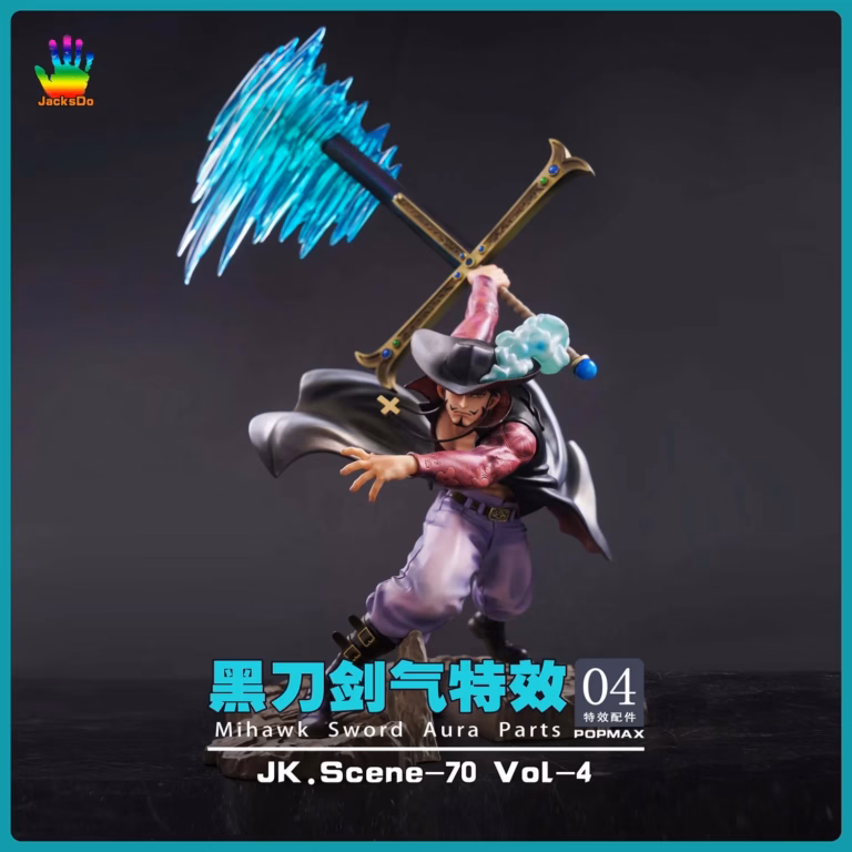One Piece JacksDo Studio Mihawk Sword Aura Parts Resin Statue