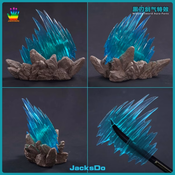 One Piece JacksDo Studio Mihawk Sword Aura Parts Resin Statue 4