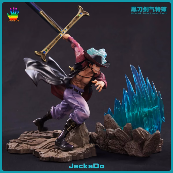 One Piece JacksDo Studio Mihawk Sword Aura Parts Resin Statue 5